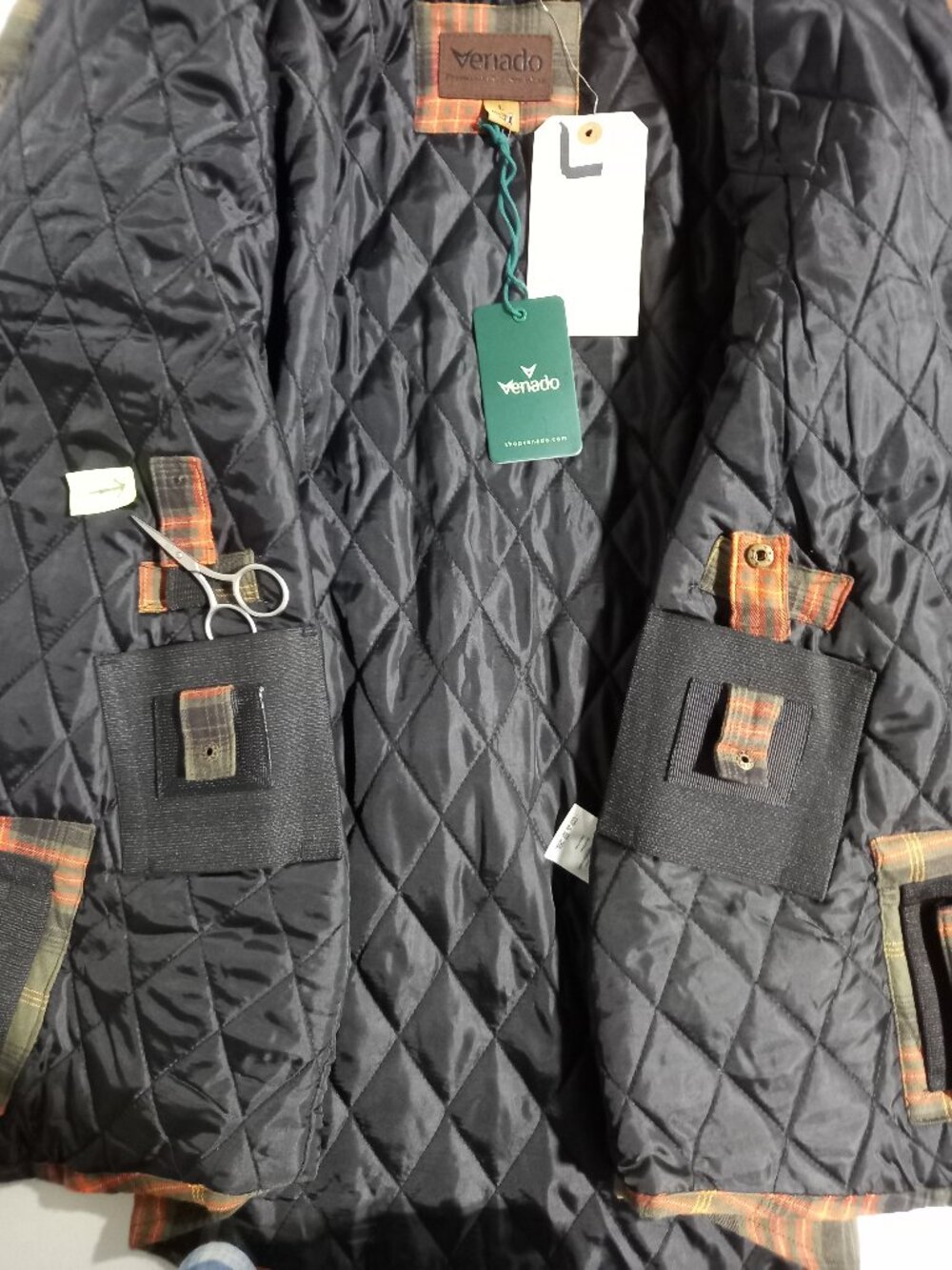 Concealed Carry Quilt Lined Shirt Jacket - Army | Large - Picture 5 of 7